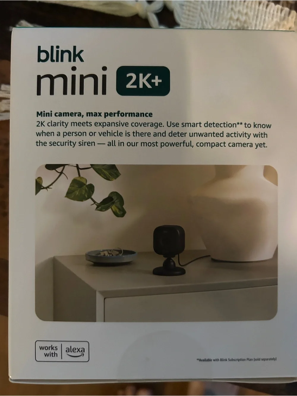 Blink Mini 2K+ Indoor/Outdoor Security Camera - Black (2-Pack)